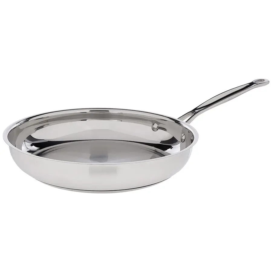 10Inch Open Skillet, Chefs Classic Stainless Steel Cookware Collection, 72224
10Inch Open Skillet, Chefs Classic Stainless Steel Cookware Collection, 72224