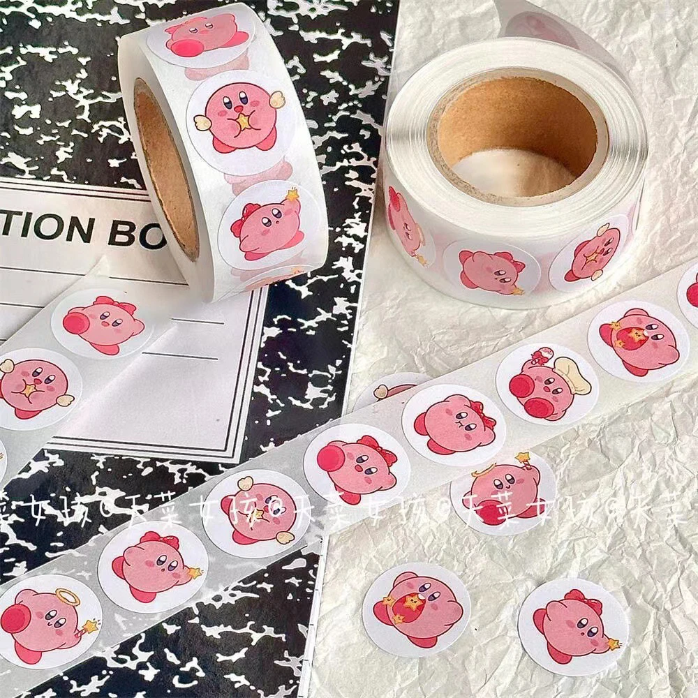 500pcs/Roll Anime Kirby Aesthetic Stickers Cute Cartoon Reward Declas DIY Laptop Roud Seal Decoration Sticker Toy for Kids Gifts
500pcs/Roll Anime Kirby Aesthetic Stickers Cute Cartoon Reward Declas DIY Laptop Roud Seal Decoration Sticker Toy for Kids Gifts