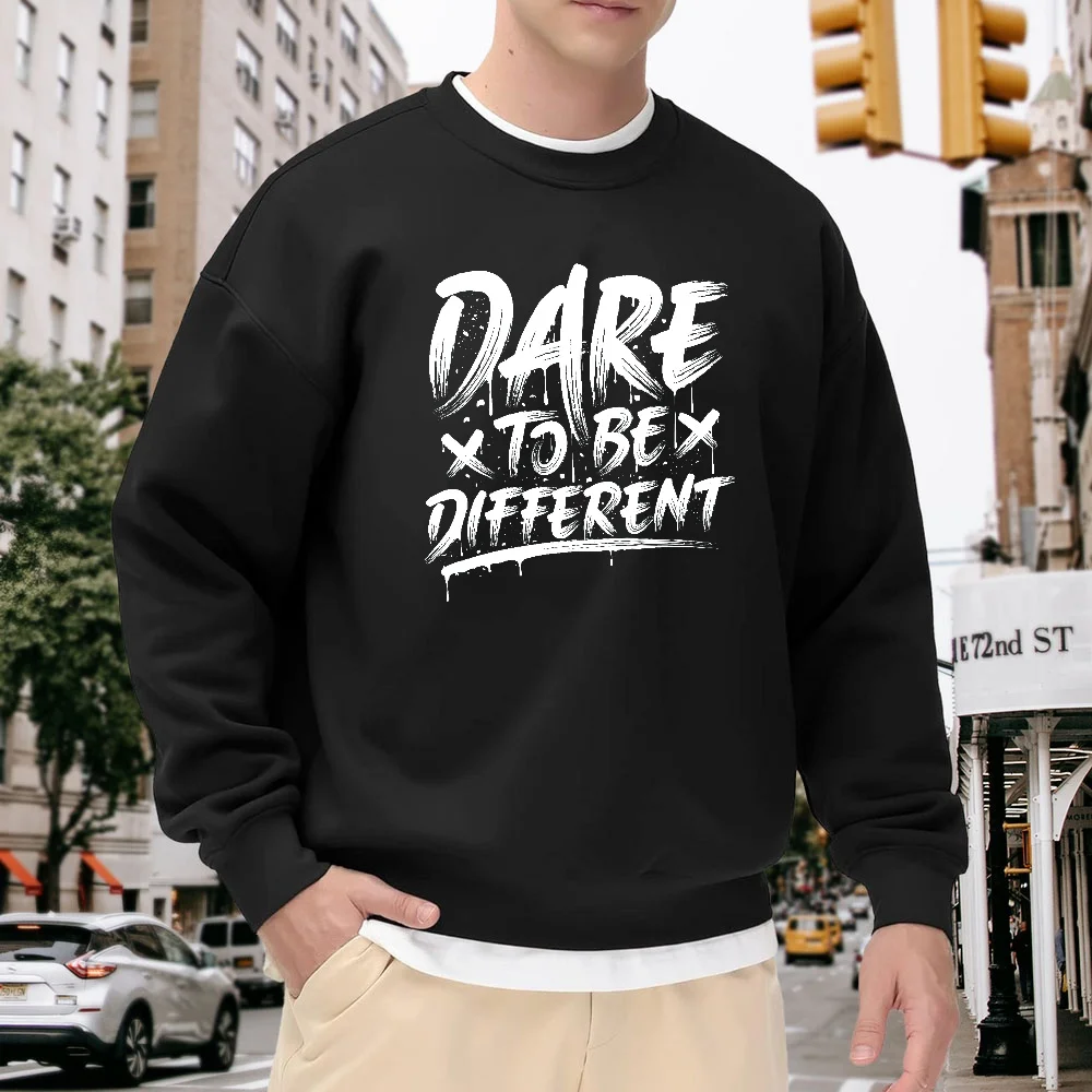 Men's Black Crew Neck Loose Sweatshirt with Personalized Graffiti Letter Print, Street Fashion Style, Casual and Versatile, Soft and Comfortable, Does Not Shrink
Men's Black Crew Neck Loose Sweatshirt with Personalized Graffiti Letter Print, Street Fashion Style, Casual and Versatile, Soft and Comfortable, Does Not Shrink