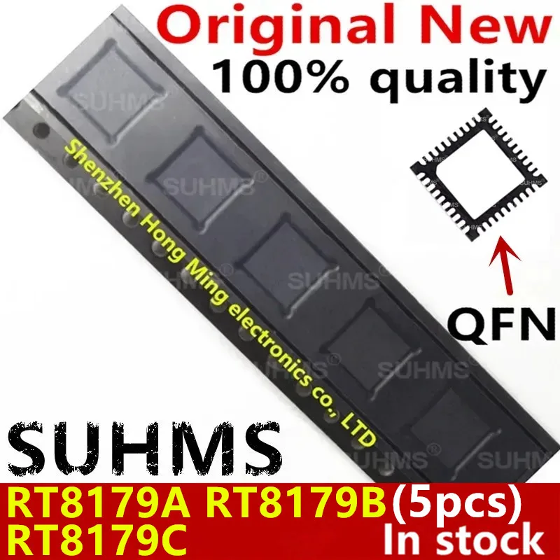 (5 шт.) 100% Новинка RT8179A RT8179B RT8179C RT8179AGQW RT8179BGQW RT8179CGQW QFN-40
(5 шт.) 100% Новинка RT8179A RT8179B RT8179C RT8179AGQW RT8179BGQW RT8179CGQW QFN-40