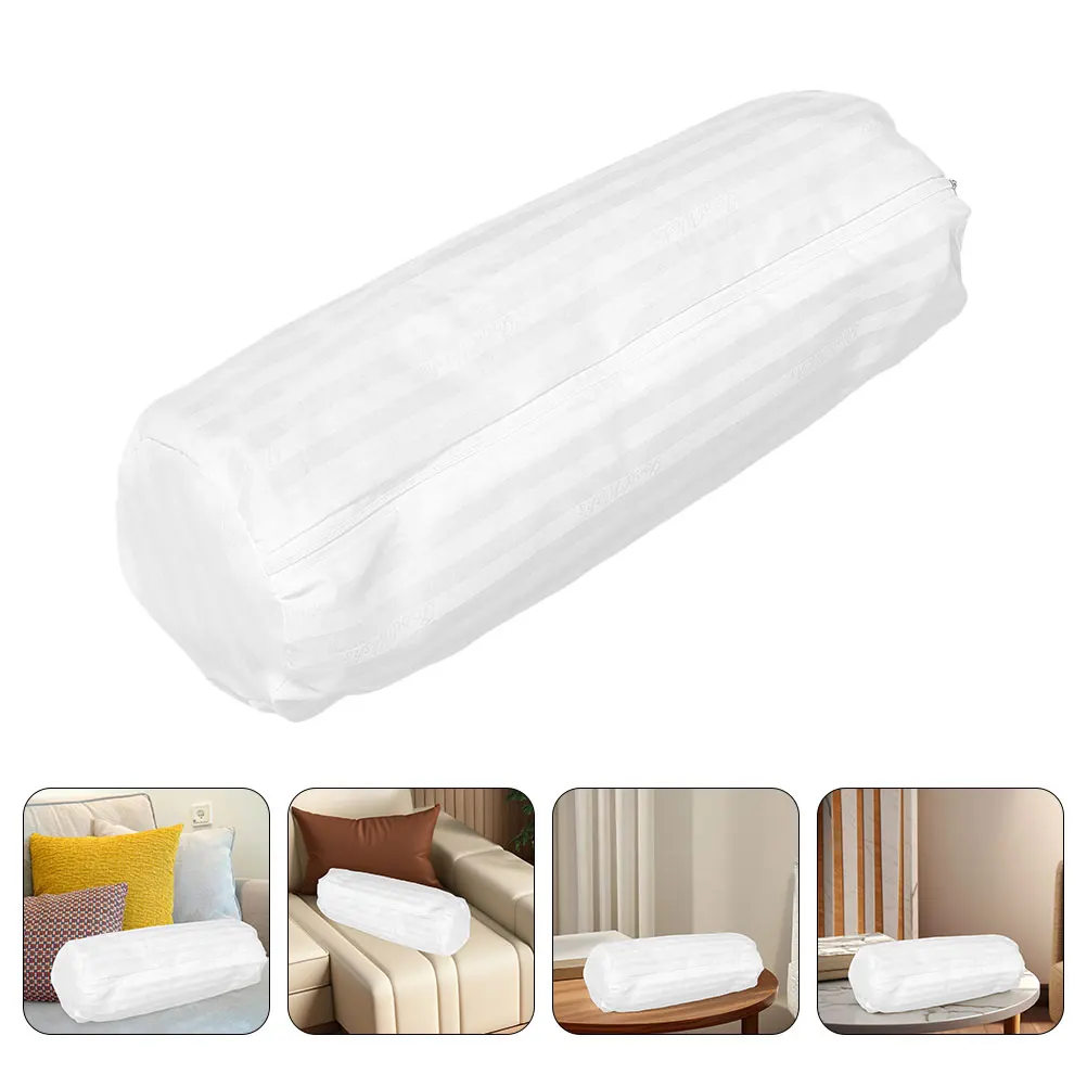 Pillow Liner Protectors Box Round Neck Covers Pillowcase Cylinder White Zipper Cases with 
Pillow Liner Protectors Box Round Neck Covers Pillowcase Cylinder White Zipper Cases with