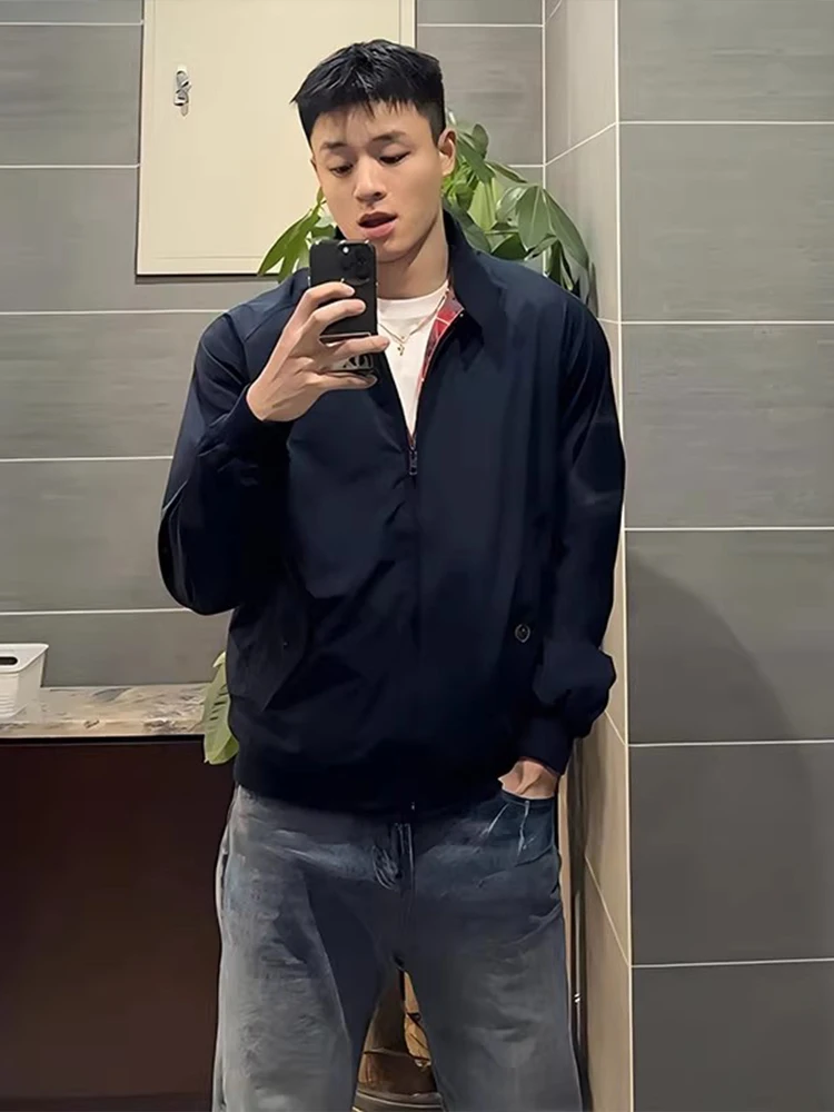 Мужская куртка Cleanfit Sli ort Stand Collar Harlington G9, весенне-осенняя, свободного кроя, молодежная, модная, синяя, верхняя одежда
Мужская куртка Cleanfit Sli ort Stand Collar Harlington G9, весенне-осенняя, свободного кроя, молодежная, модная, синяя, верхняя одежда