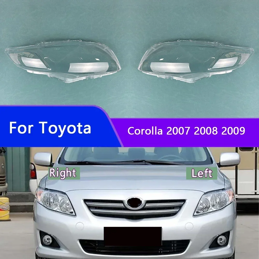 For Toyota Corolla 2007 2008 2009 Car Accessories Headlight Lens Cover Transparent Lampshade Headlamp Shell Plexiglass
For Toyota Corolla 2007 2008 2009 Car Accessories Headlight Lens Cover Transparent Lampshade Headlamp Shell Plexiglass
