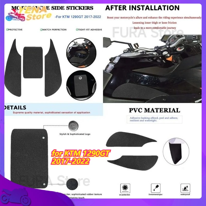 Нескользящие наклейки на бак мотоцикла для KTM 1290GT 2017-2022, прочные утолщенные черные наклейки на корпус
Нескользящие наклейки на бак мотоцикла для KTM 1290GT 2017-2022, прочные утолщенные черные наклейки на корпус