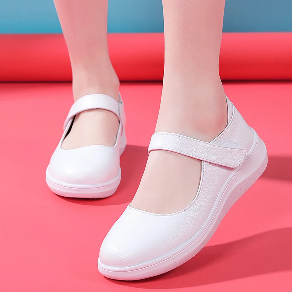 Womens Ladies Slip on Lolita Shoes Breathable Leather Mary Jane Nurse Shoes Lightweight White Flat Versatile Shoes Nursing Shoes
Womens Ladies Slip on Lolita Shoes Breathable Leather Mary Jane Nurse Shoes Lightweight White Flat Versatile Shoes Nursing Shoes