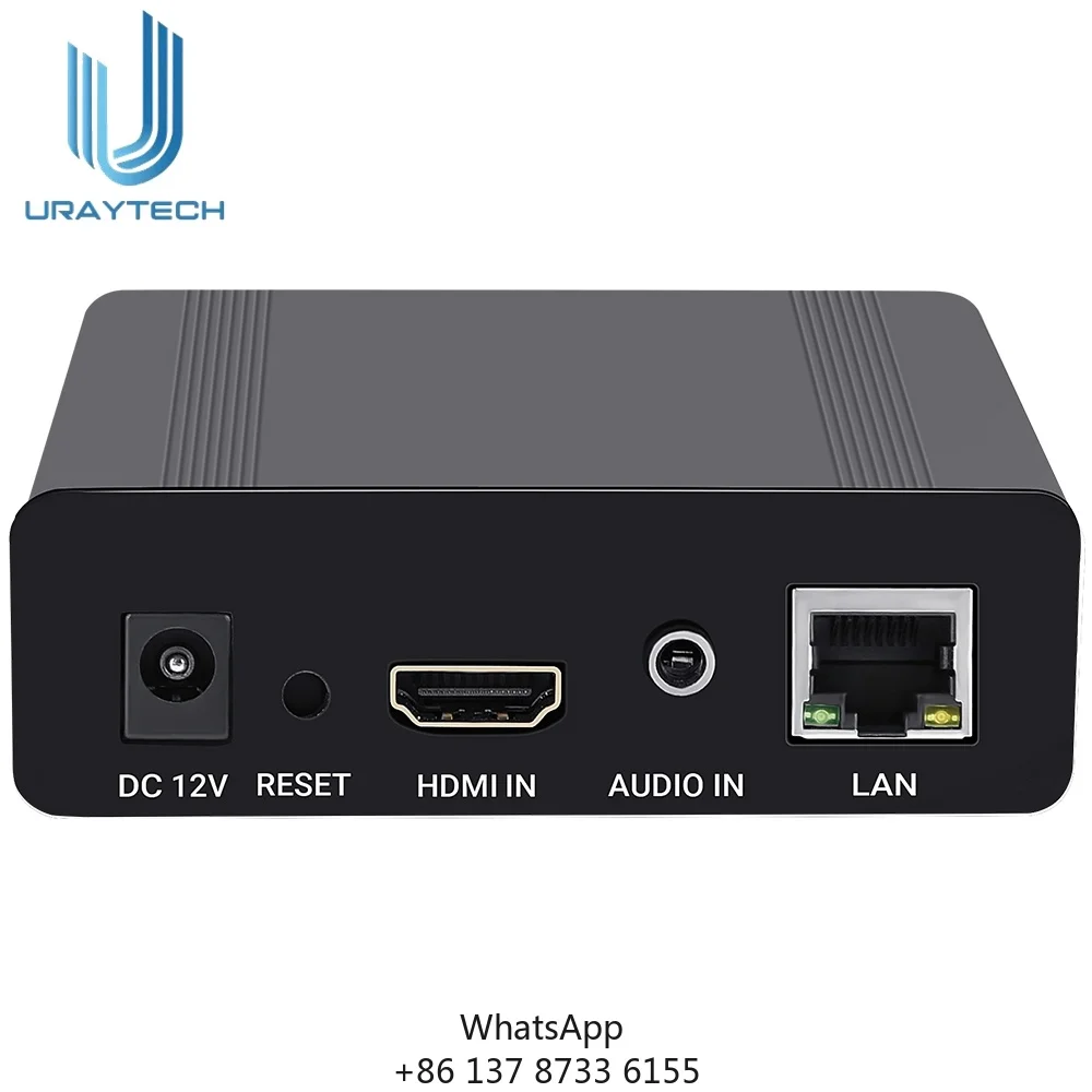URay HEVC HD HDMI To IP Video Encoder IPTV HD 1080P 1080i Live Streaming Broadcast Encoder H.265 H.264 SRT
URay HEVC HD HDMI To IP Video Encoder IPTV HD 1080P 1080i Live Streaming Broadcast Encoder H.265 H.264 SRT