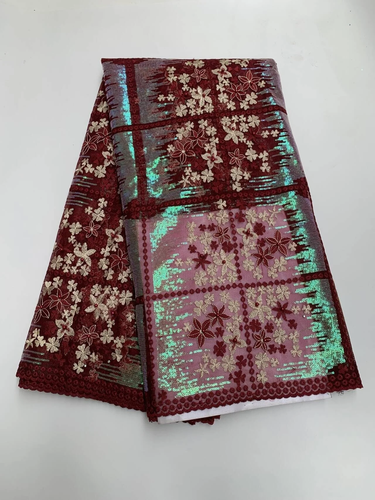 2026 Nigerian Sequins Tulle Lace Fabric High-Quality Embroidery African Net Cloth for Prom Dresses Beads 5 Yards TY005
2026 Nigerian Sequins Tulle Lace Fabric High-Quality Embroidery African Net Cloth for Prom Dresses Beads 5 Yards TY005