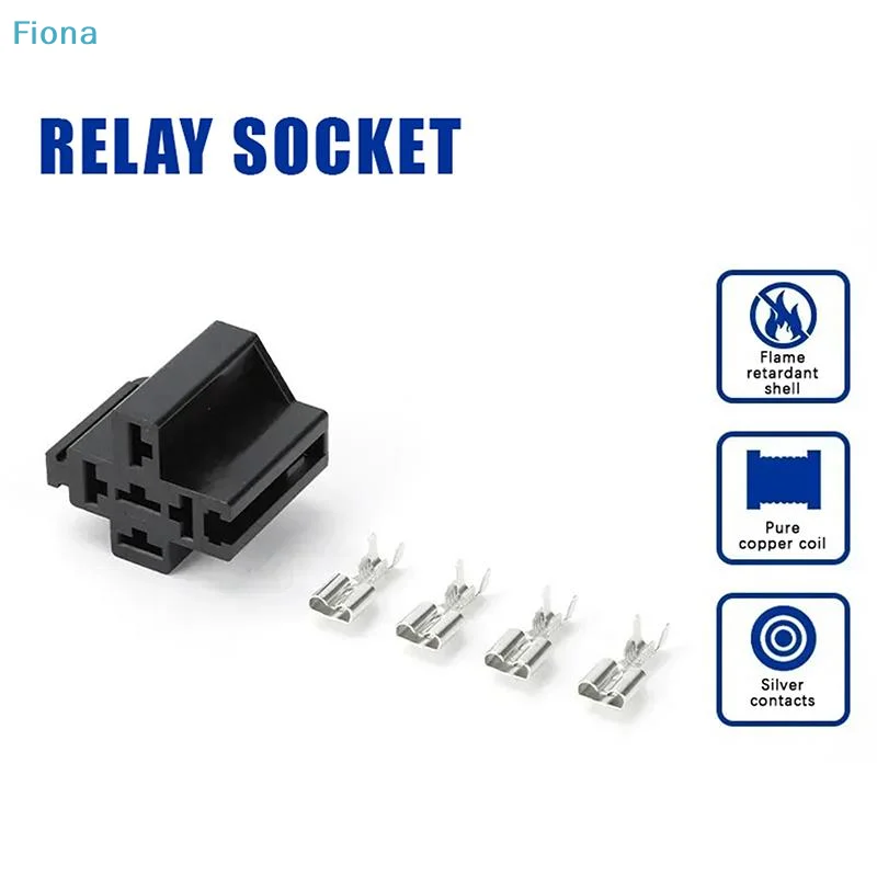 ✔5Pin Relay Socket, Automotive Relay Connector Socket with 4pcs Copper Terminal Pins,Black Flame Retardant Plastic Housing
✔5Pin Relay Socket, Automotive Relay Connector Socket with 4pcs Copper Terminal Pins,Black Flame Retardant Plastic Housing