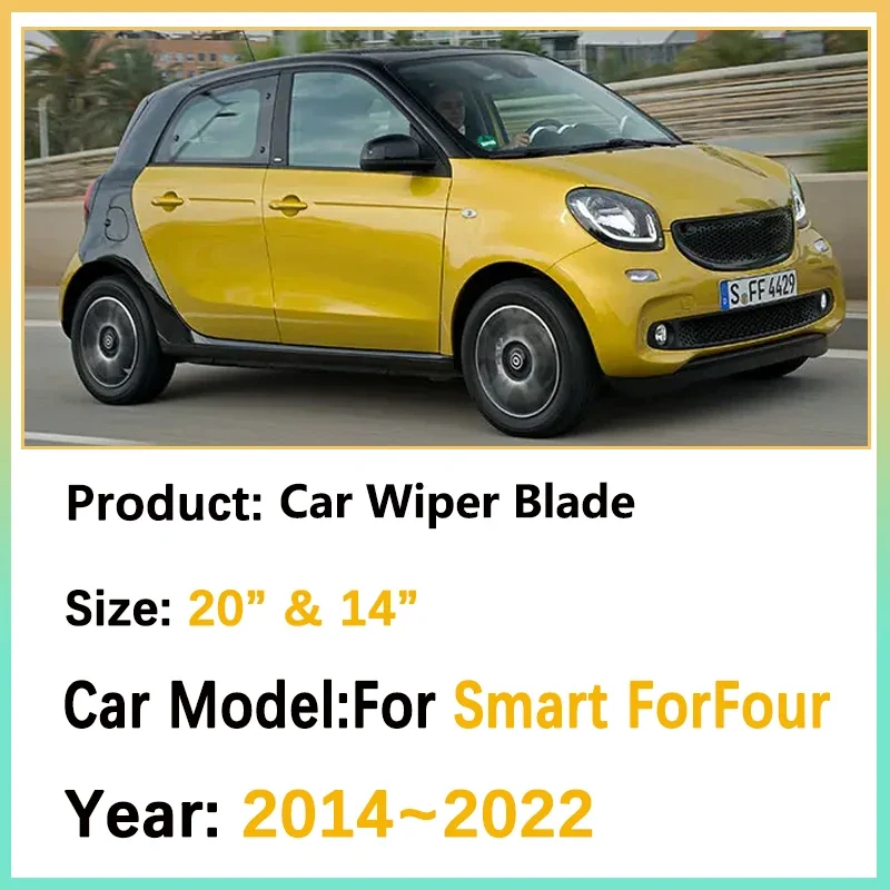 Car Front Windscreen Wipers For Smart ForFour W453 C453 2014~2022 2017 Auto Window Windshield Wipers Wiper Blades Accessories
Car Front Windscreen Wipers For Smart ForFour W453 C453 2014~2022 2017 Auto Window Windshield Wipers Wiper Blades Accessories