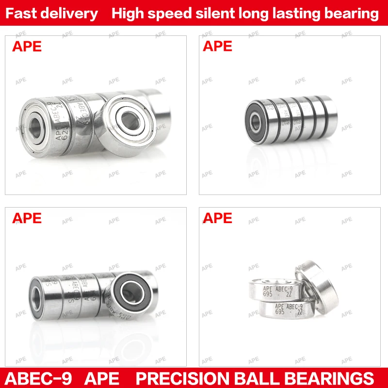 10pcs ABEC-9 bearing 684 608 685 604 605 686 688 687 693 694 695 696 698 623 624 625 626 627 628 629 607 Z ZZ RS 2RS bearings
10pcs ABEC-9 bearing 684 608 685 604 605 686 688 687 693 694 695 696 698 623 624 625 626 627 628 629 607 Z ZZ RS 2RS bearings