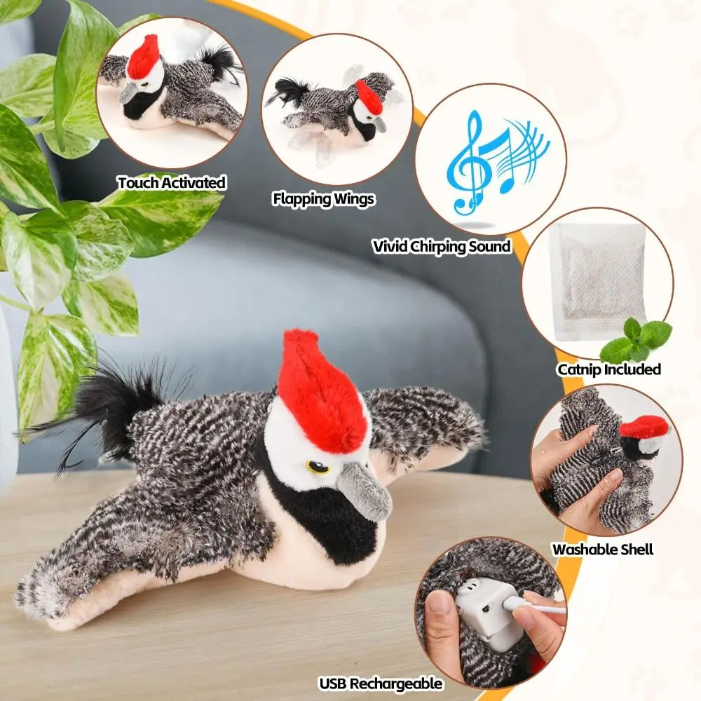 Rechargeable Interactive Cat Toys Waving Pincers Touch Activated Dancing Crab Making Crab Sounds with Catnip
Rechargeable Interactive Cat Toys Waving Pincers Touch Activated Dancing Crab Making Crab Sounds with Catnip