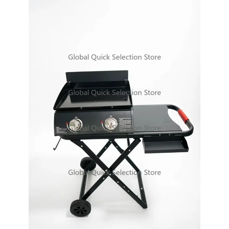Double Burner Portable Outdoor Cooking Grill Folding Leg Metal BBQ Griddle Powder coated sturdy structure suitable for camping c
Double Burner Portable Outdoor Cooking Grill Folding Leg Metal BBQ Griddle Powder coated sturdy structure suitable for camping c
