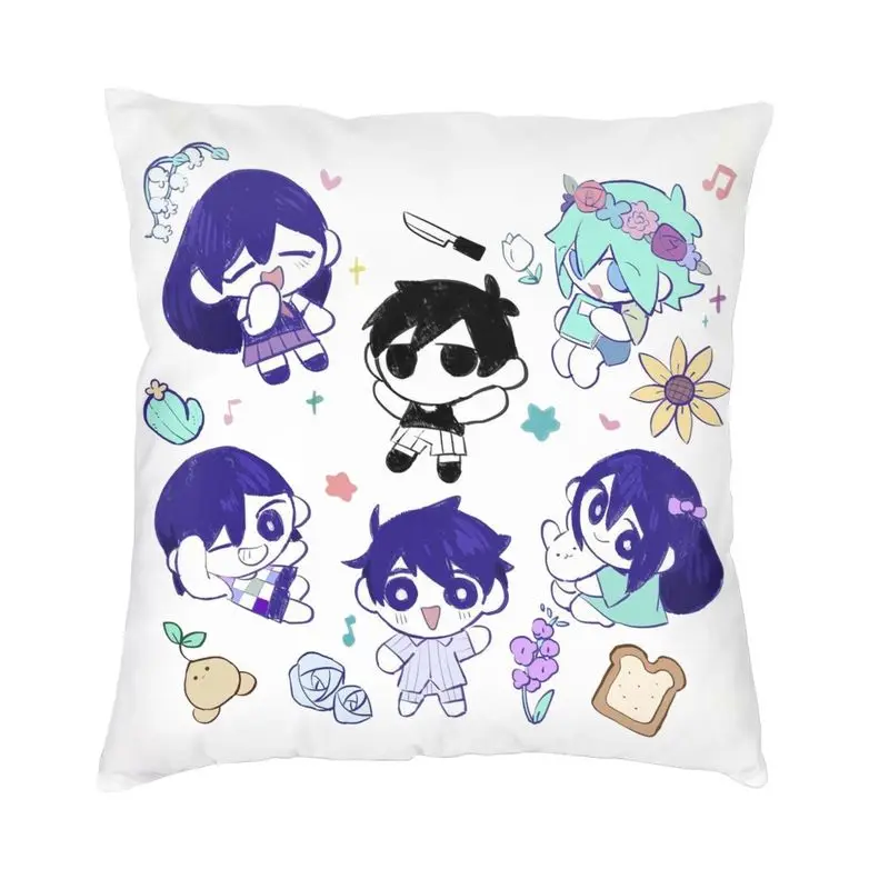 Luxury Omori Friends Cushion Cover Polyester Electronic Role Games Throw Pillow Case Bedroom Decoration Pillowcase
Luxury Omori Friends Cushion Cover Polyester Electronic Role Games Throw Pillow Case Bedroom Decoration Pillowcase