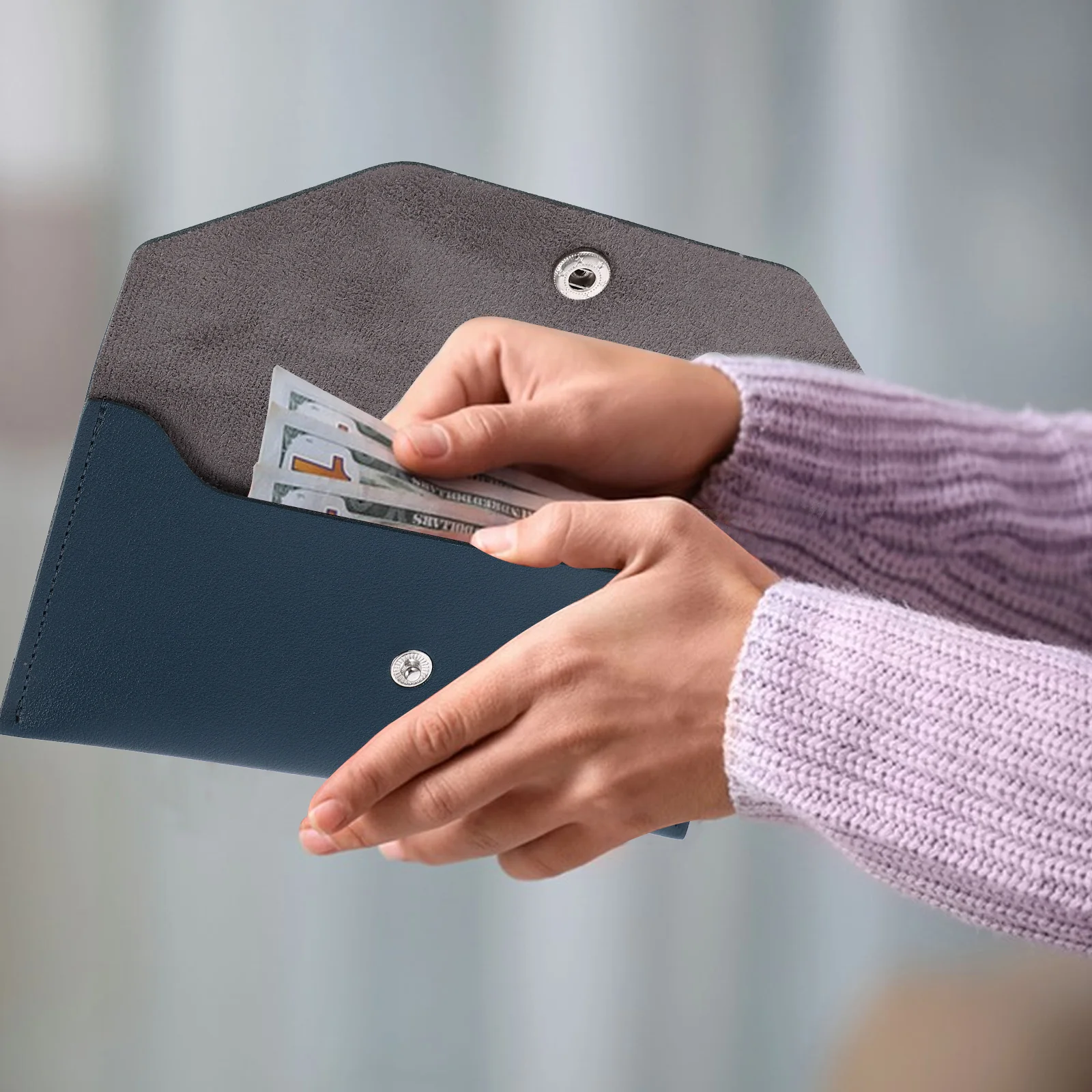 Cash Envelope Wallet Pu Business Card Holder Large Capacity Coin Bill Receipts ganizer Travel Small Purse
Cash Envelope Wallet Pu Business Card Holder Large Capacity Coin Bill Receipts ganizer Travel Small Purse