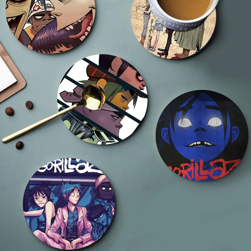 Virtual Band Gorillaz Coaster Wooden Drink Tray Suitable For Restaurants And Coffee Shops Easy To Wash And Clean
Virtual Band Gorillaz Coaster Wooden Drink Tray Suitable For Restaurants And Coffee Shops Easy To Wash And Clean