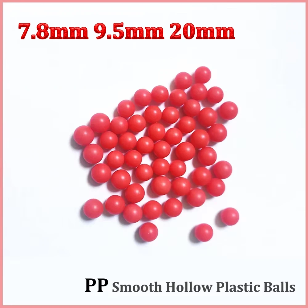 Red Polypropylene PP Smooth Hollow Plastic Balls Precision Sphere Floating Ball Diameter 7.8/9.5/20mm
Red Polypropylene PP Smooth Hollow Plastic Balls Precision Sphere Floating Ball Diameter 7.8/9.5/20mm