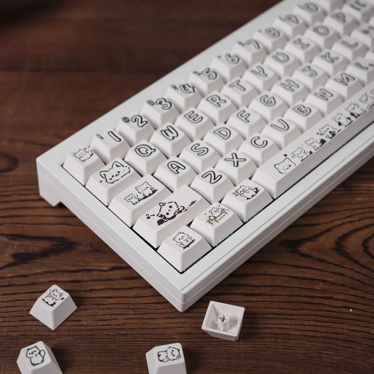 160 key mechanical keyboard keycaps full set PBT sublimation cherry original height
160 key mechanical keyboard keycaps full set PBT sublimation cherry original height