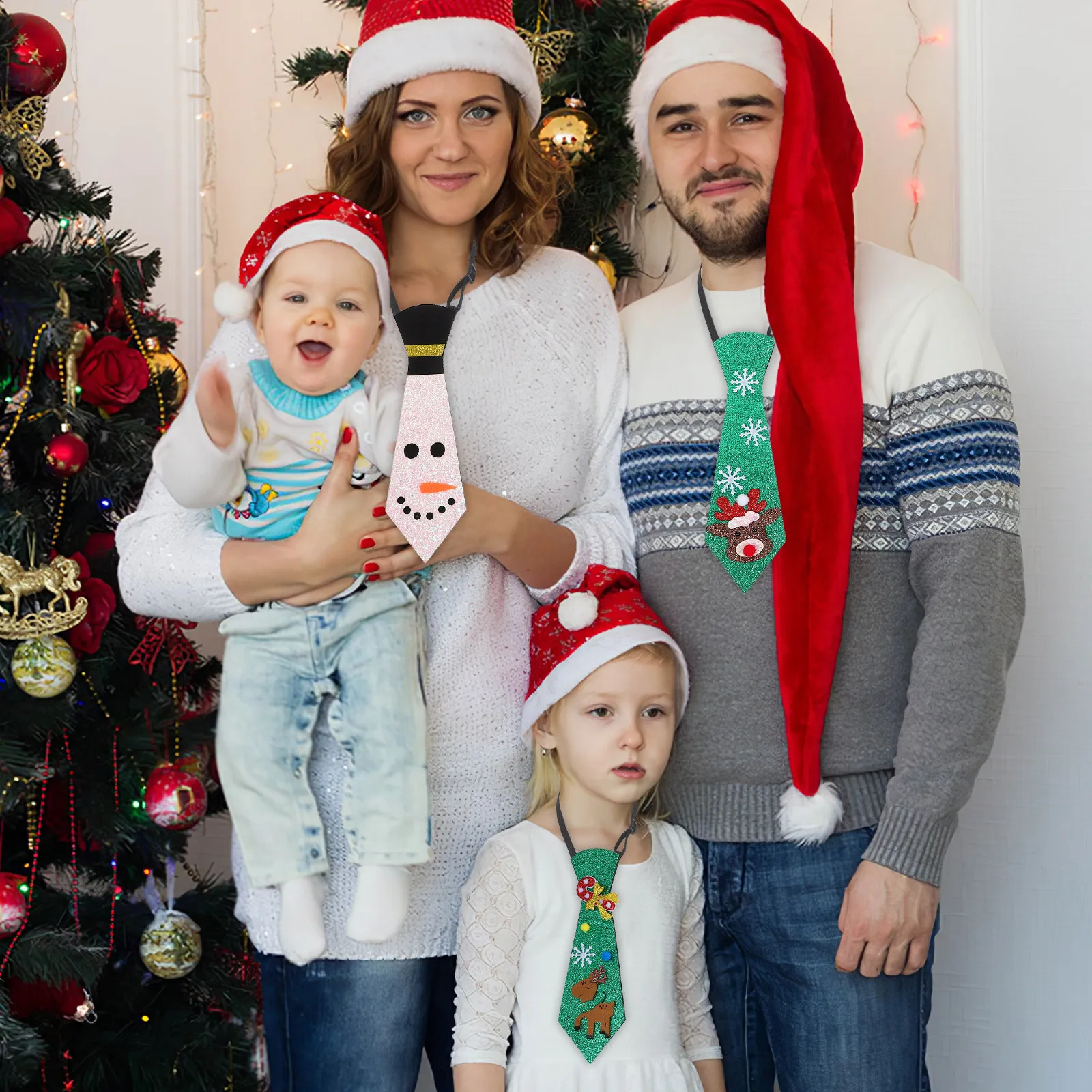 6pcs Christmas Necktie Xmas Party Decor Kids Necktie Ornament For Cosplay Christmas Themed Decorative Tie Party Supply
6pcs Christmas Necktie Xmas Party Decor Kids Necktie Ornament For Cosplay Christmas Themed Decorative Tie Party Supply