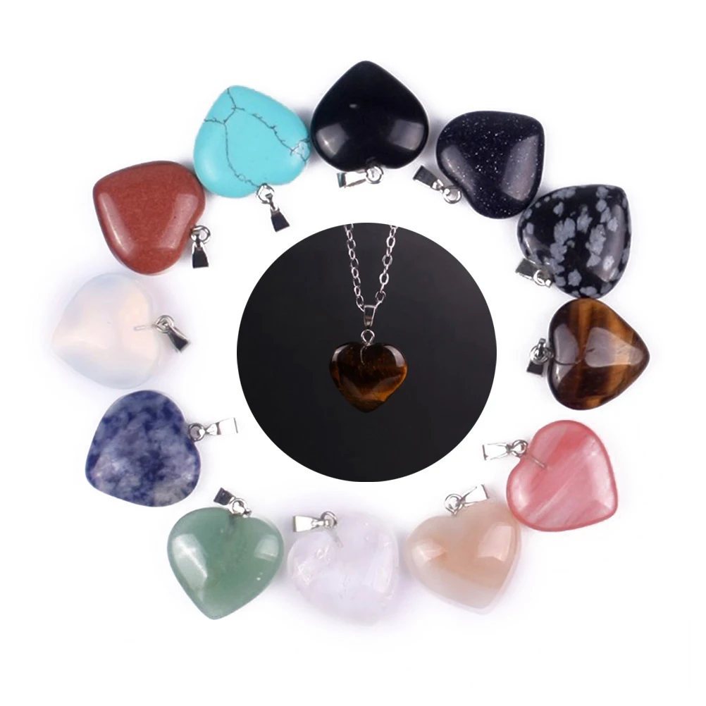 12pcs Heart Shape Stone Pendants Smooth Artificial Gemstones DIY Jewelry Making Supplies Necklace Bracelet Charms
12pcs Heart Shape Stone Pendants Smooth Artificial Gemstones DIY Jewelry Making Supplies Necklace Bracelet Charms