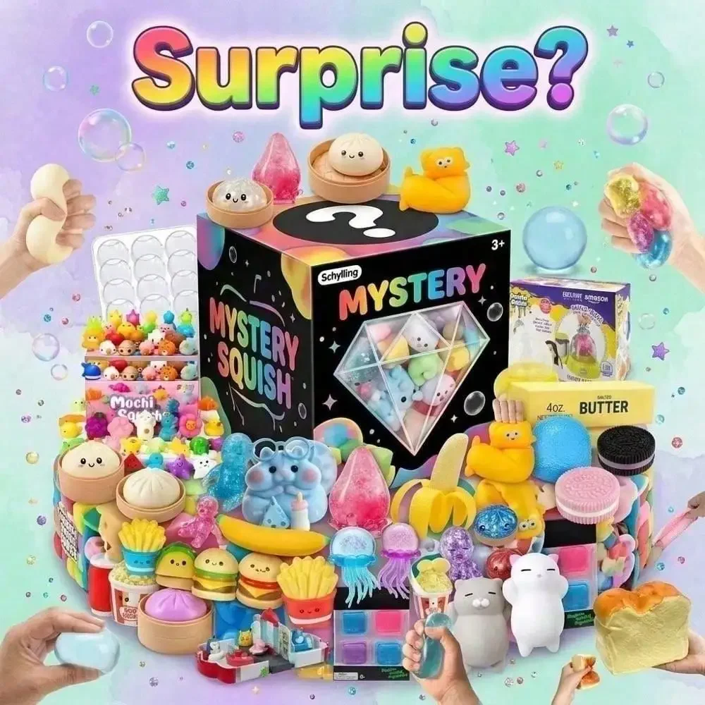 100++Mini Small Size Squishy Blind Box Palm Size Portable Stress Relief Hand Squeeze ToyOdorless & Eco-FriendlyColor-changing Temperature-sensitive Squishy
100++Mini Small Size Squishy Blind Box Palm Size Portable Stress Relief Hand Squeeze ToyOdorless & Eco-FriendlyColor-changing Temperature-sensitive Squishy