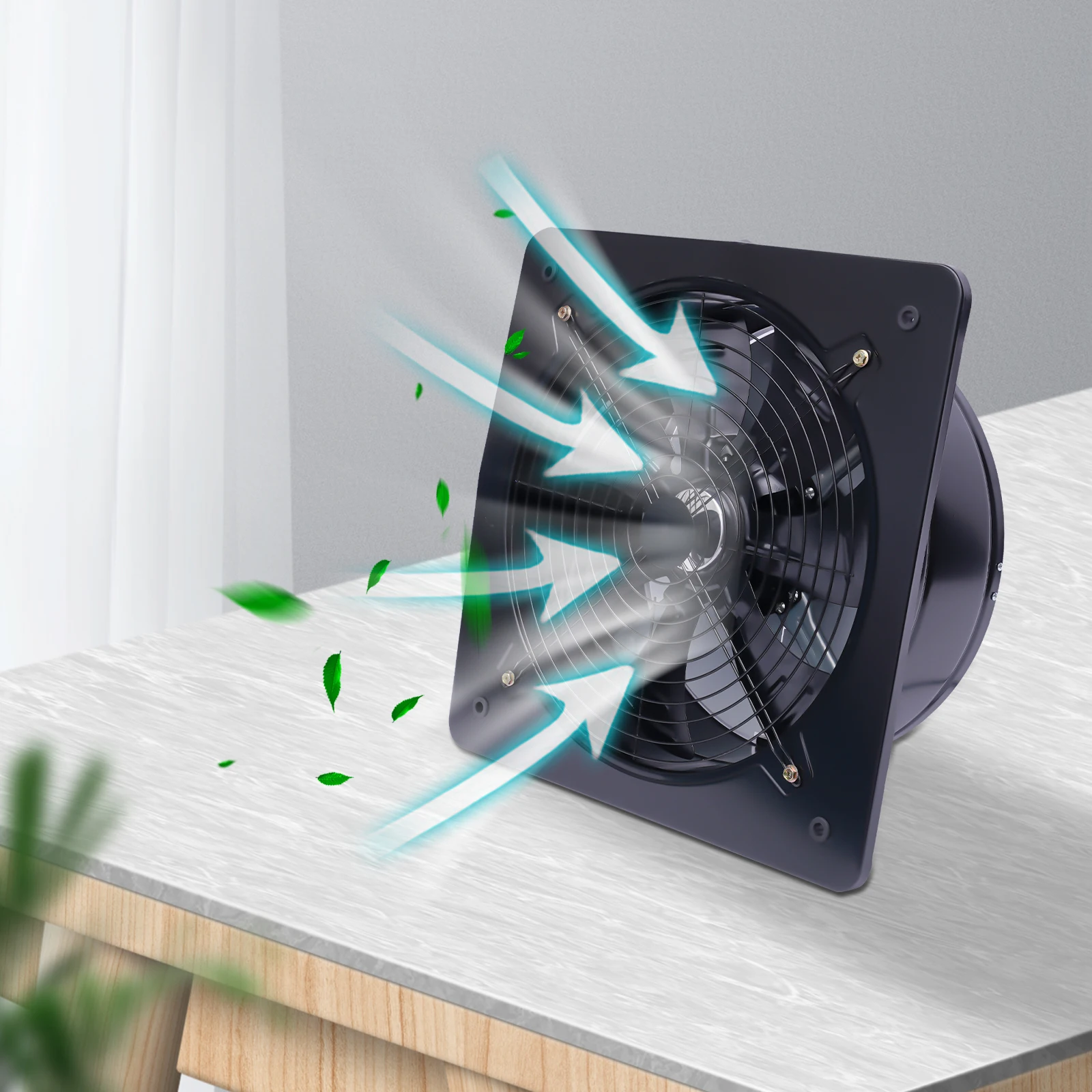 Exhaust Fan 16" Utility Blower Fan, 750W 2800RPM Industrial Ventilation Extractor for Factory Garage Kitchen
Exhaust Fan 16" Utility Blower Fan, 750W 2800RPM Industrial Ventilation Extractor for Factory Garage Kitchen