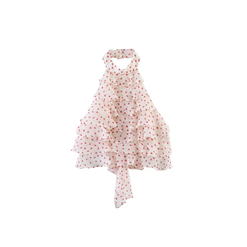 Halter Neck Top, Camisole, Cake Skirt, Cute Pink Polka Top
Halter Neck Top, Camisole, Cake Skirt, Cute Pink Polka Top