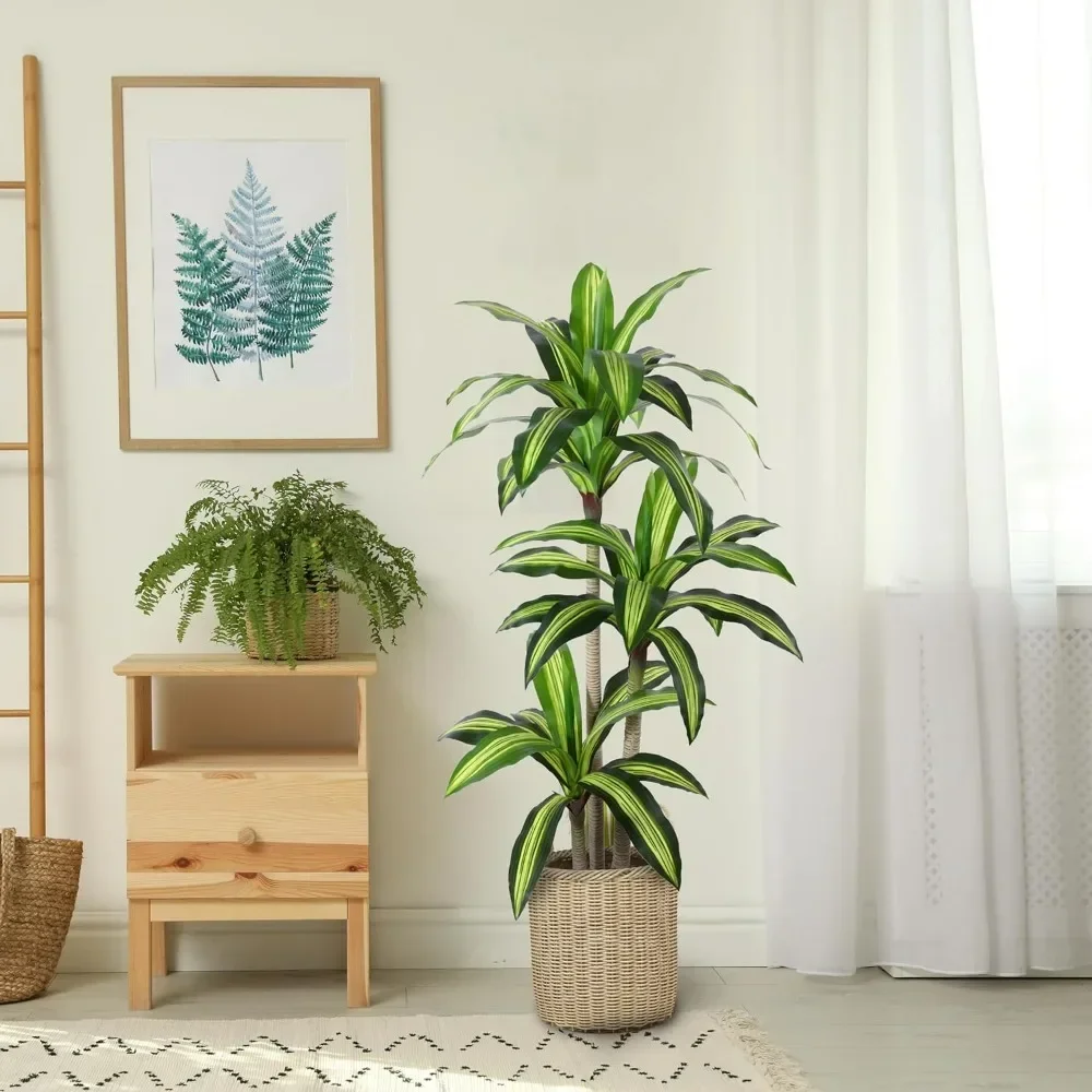 For Artificial Plants, 5 Ft Dracaena Tree Faux Plants Indoor Outdoor Decor Fake Tree,Outdoor Decoration
For Artificial Plants, 5 Ft Dracaena Tree Faux Plants Indoor Outdoor Decor Fake Tree,Outdoor Decoration