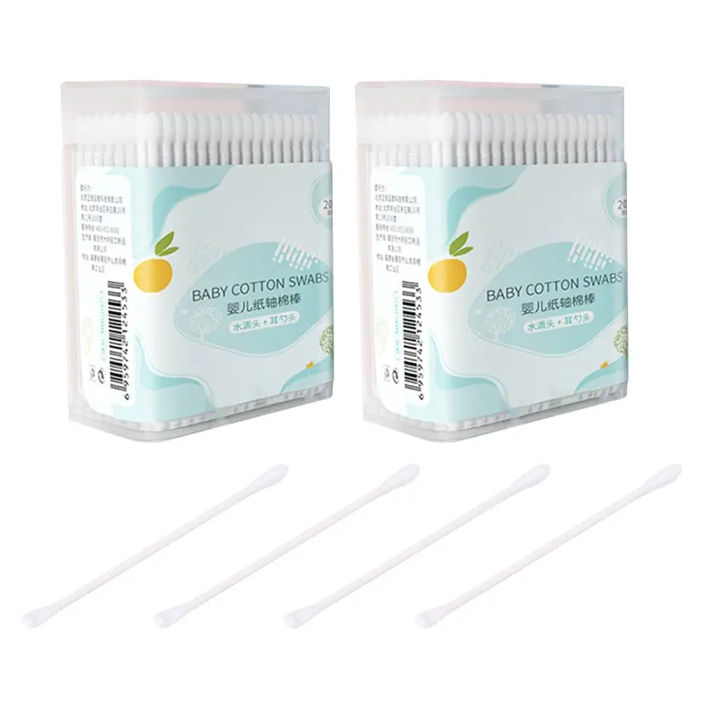 Baby Cotton Swabs 2 Boxes Shape Soft Durable Disposable Hygiene Swabs Safe Skin Friendly Baby Ear Cleaning Double Tipped
Baby Cotton Swabs 2 Boxes Shape Soft Durable Disposable Hygiene Swabs Safe Skin Friendly Baby Ear Cleaning Double Tipped