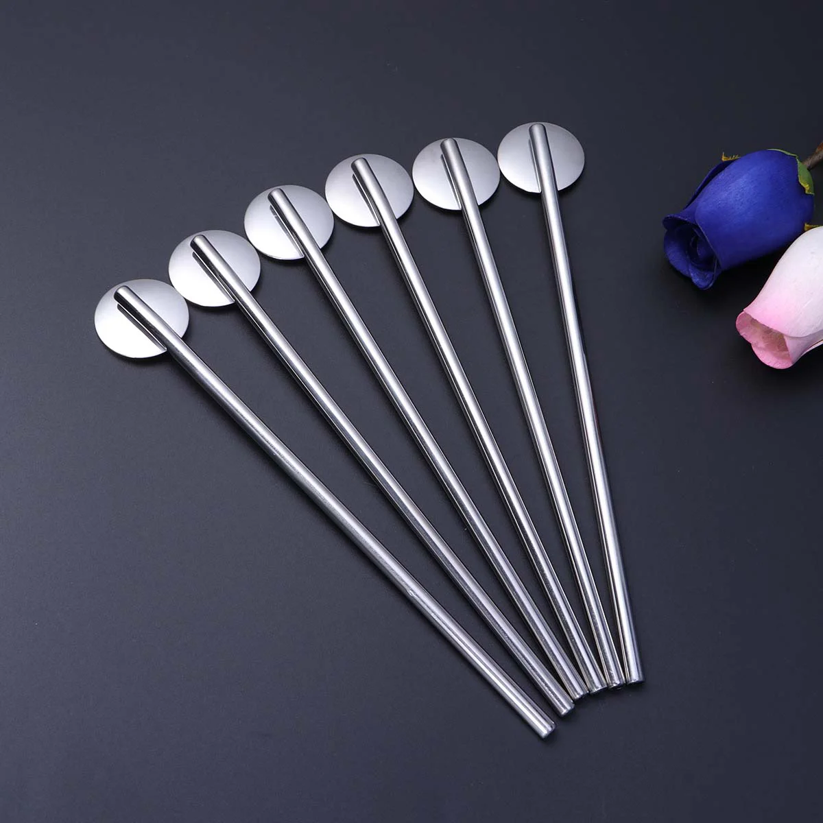 6 Pcs Reusable Stainless Steel Straw Spoon Mixing Drink Cocktails Shakes Leak Proof Multifunctional Bar
6 Pcs Reusable Stainless Steel Straw Spoon Mixing Drink Cocktails Shakes Leak Proof Multifunctional Bar