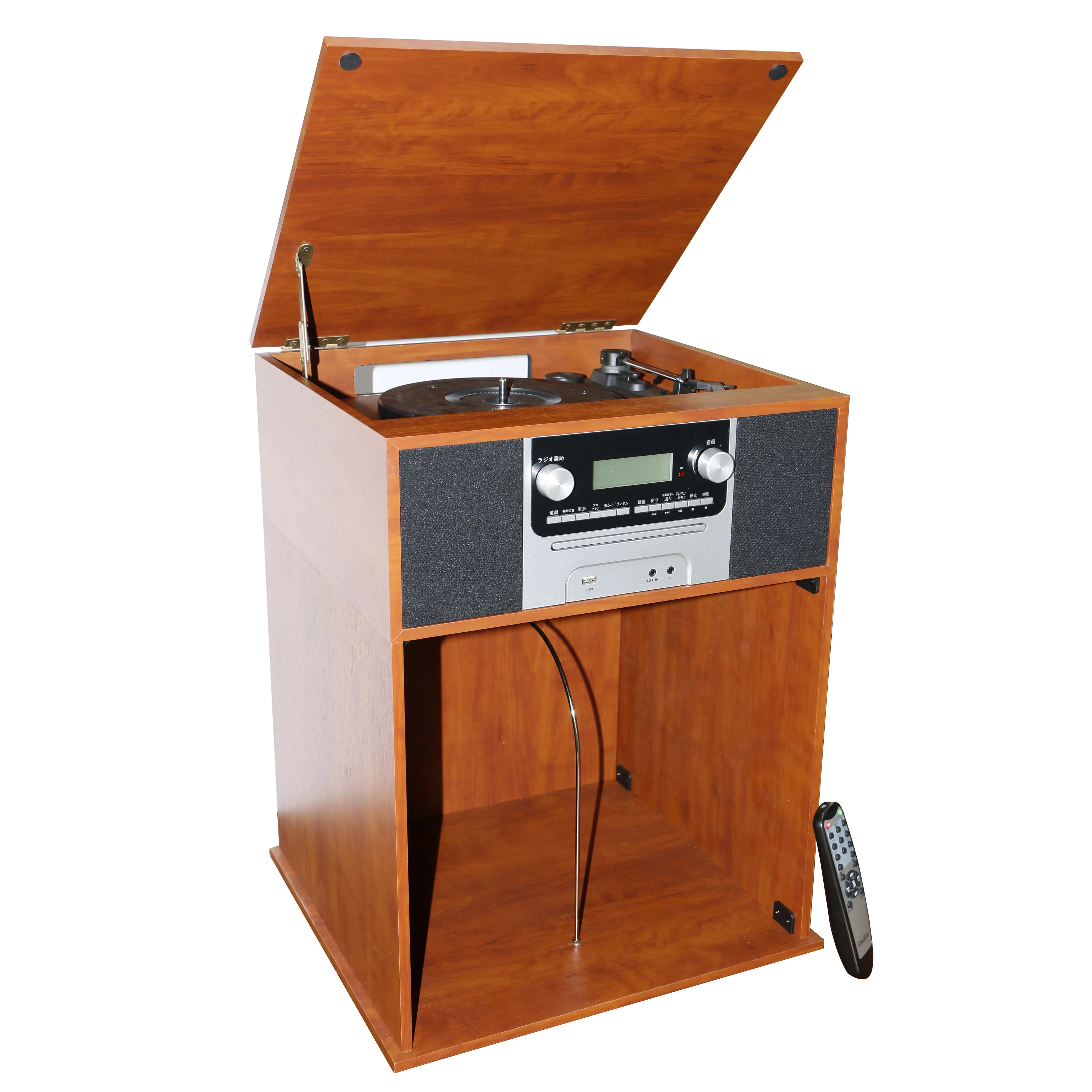 Vintage Classic wooden Gramophone retro Turntable player CD Music Combo AM/FM Radio Built-in Stereo Speaker
Vintage Classic wooden Gramophone retro Turntable player CD Music Combo AM/FM Radio Built-in Stereo Speaker
