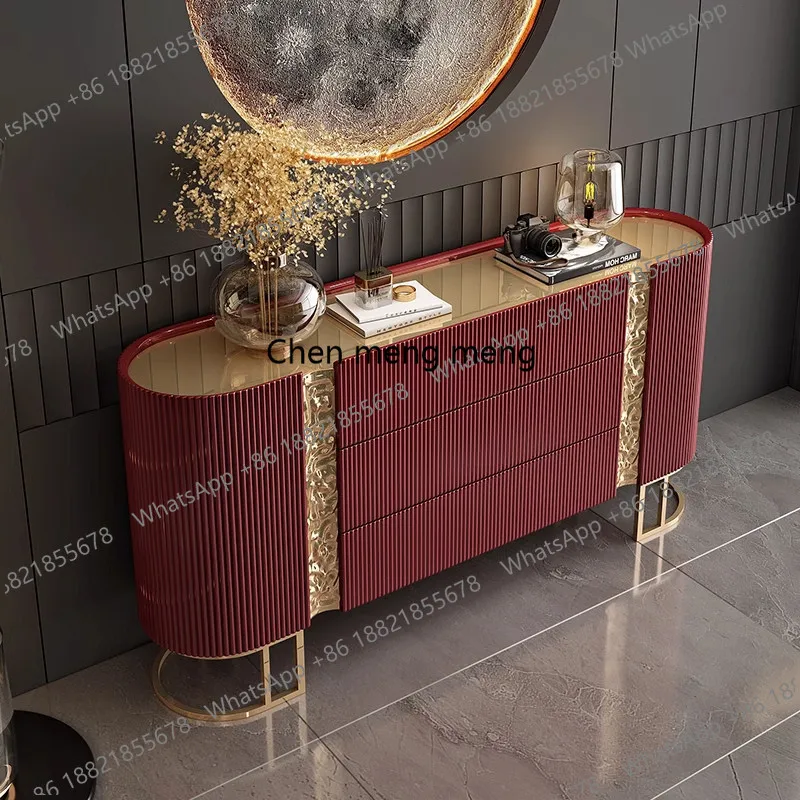 Entrance, light luxury dining side cabinets, solid wood entry, villa living room lockers
Entrance, light luxury dining side cabinets, solid wood entry, villa living room lockers