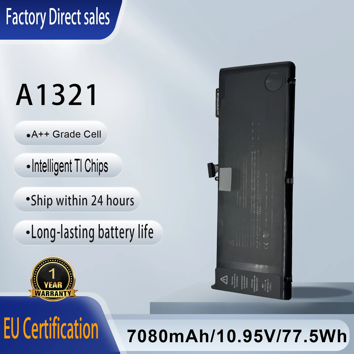 Аккумулятор A1321 для ноутбука MacBook Pro 15 дюймов, модели A1321, A1286, MC371LL, MC372LL, A MB985, MC118, 020-6766-B, 661-5211, 661-5476
Аккумулятор A1321 для ноутбука MacBook Pro 15 дюймов, модели A1321, A1286, MC371LL, MC372LL, A MB985, MC118, 020-6766-B, 661-5211, 661-5476