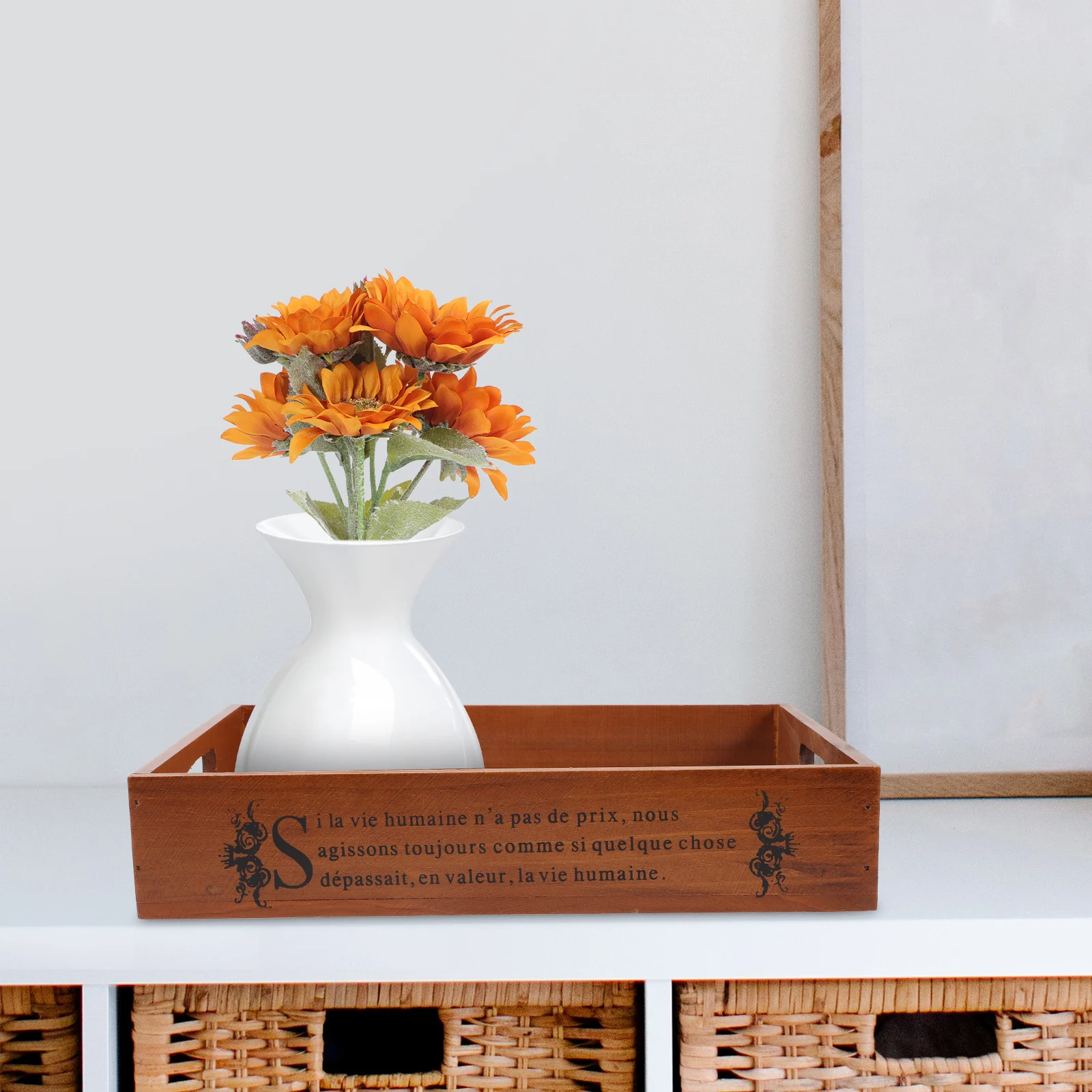 Wooden Letter Tray Storage Box Smooth Edge Paper Document Holder Plant Pot Rack Bonsai Shelf Snack Tray Dry Fruit Container
Wooden Letter Tray Storage Box Smooth Edge Paper Document Holder Plant Pot Rack Bonsai Shelf Snack Tray Dry Fruit Container