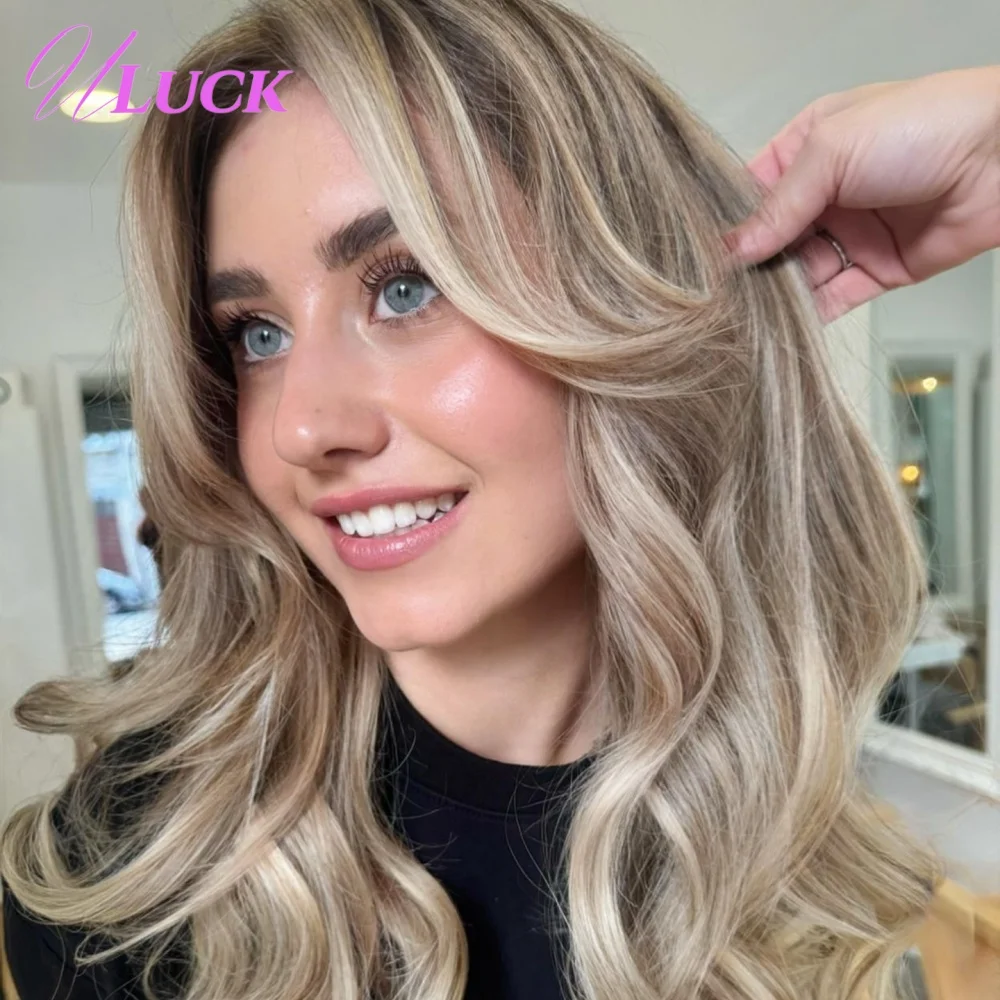 Uluck 13x6 Lace Frontal Wigs Ash Blonde Colored 180% Density Brazilian 100% Real Remy Human Hair Wigs Ready To Wear For Women
Uluck 13x6 Lace Frontal Wigs Ash Blonde Colored 180% Density Brazilian 100% Real Remy Human Hair Wigs Ready To Wear For Women
