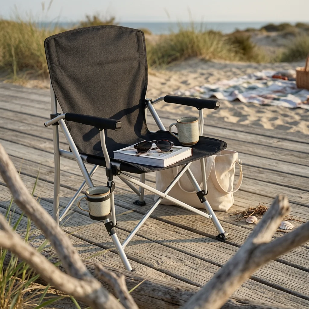 Folding Camp Chair Armrests Portable Folding Chair Outdoor Seating Foldable Stable Frame for Beach, Park
Folding Camp Chair Armrests Portable Folding Chair Outdoor Seating Foldable Stable Frame for Beach, Park
