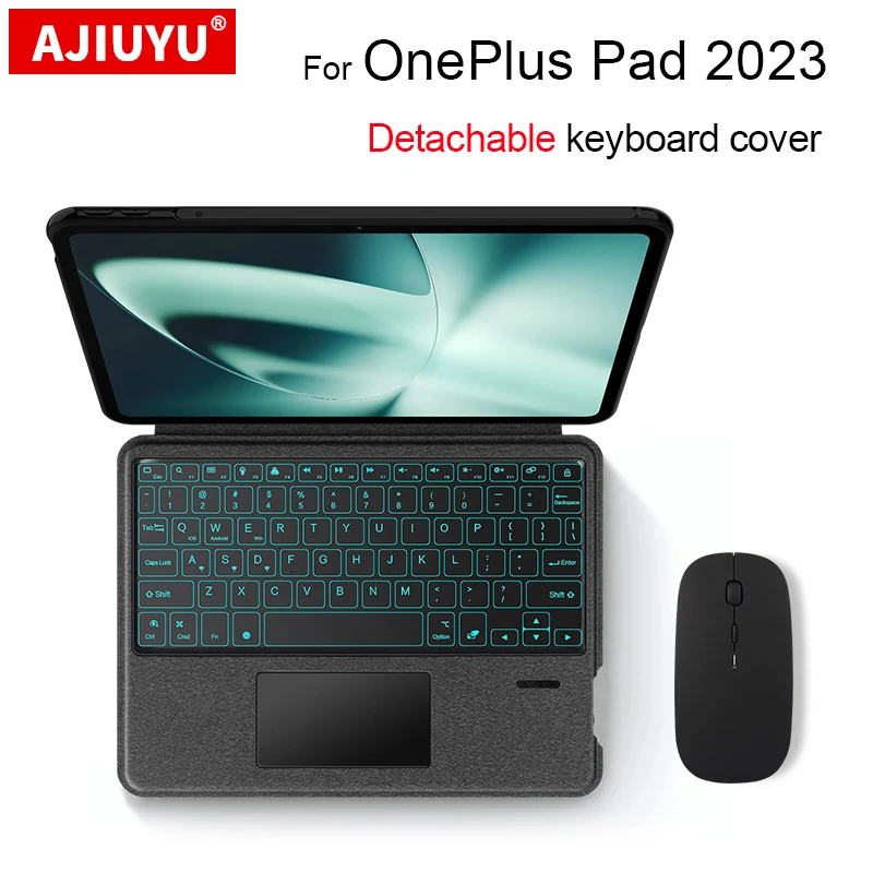 Case Cover For OnePlus Pad 11.61" 2023 One Plus Pad Tablet Bluetooth Keyboard TouchPad Protective Cases Shell With backlight
Case Cover For OnePlus Pad 11.61" 2023 One Plus Pad Tablet Bluetooth Keyboard TouchPad Protective Cases Shell With backlight
