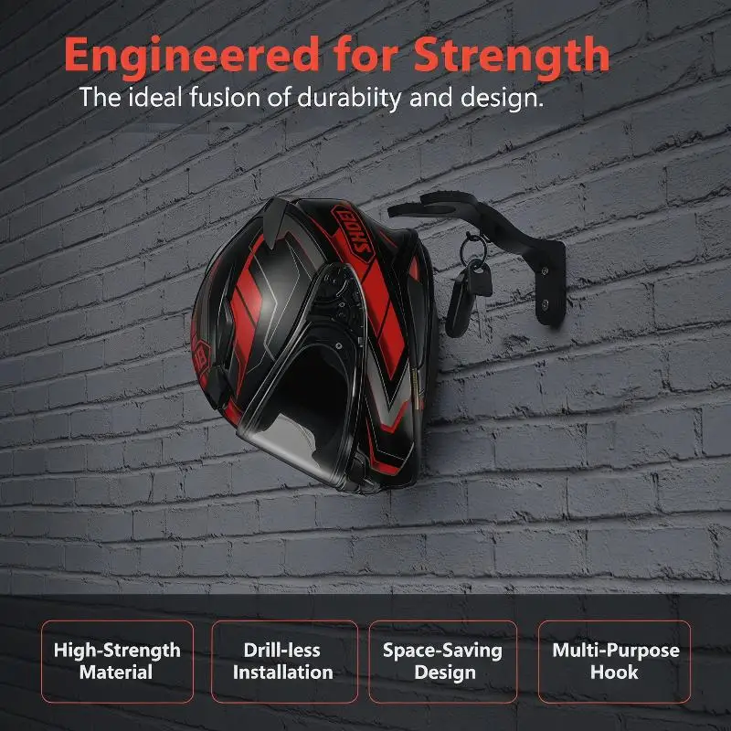 4Pcs Wall Mount Motorcycle Helmet Hook Racks Wall Mount Shelf Storage Holder Helmet Display Hanger Wall Rack
4Pcs Wall Mount Motorcycle Helmet Hook Racks Wall Mount Shelf Storage Holder Helmet Display Hanger Wall Rack