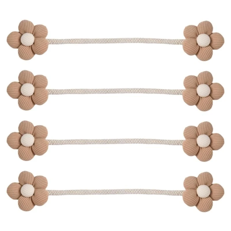 Colorful Flower Curtain Ties Clips Set of 4 Decorative Drapery Holders Holdbacks Metal Rope Tiebacks for Window Decors
Colorful Flower Curtain Ties Clips Set of 4 Decorative Drapery Holders Holdbacks Metal Rope Tiebacks for Window Decors