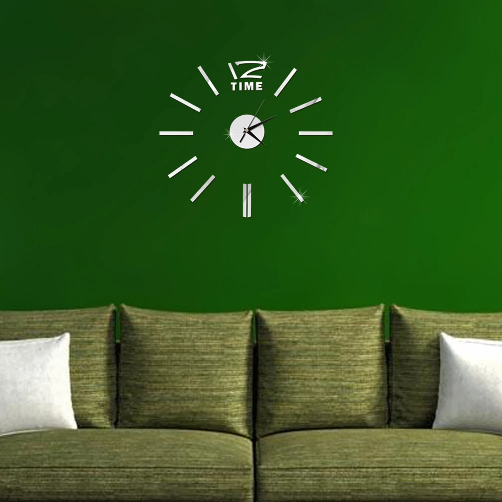 DIY Large Modern Frameless Wall Clock Mirror Stickers for Home Living Room Office Decor Golden Silent Stylish Wall Clock
DIY Large Modern Frameless Wall Clock Mirror Stickers for Home Living Room Office Decor Golden Silent Stylish Wall Clock