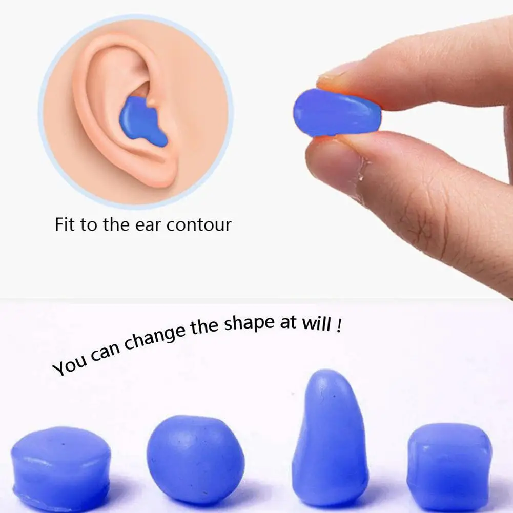 Silicone Ear Plugs Noise Reduction Sleep Anti Canceling Sound Earplug Sleeping Protection Insulation Ear Reusable Plugs M9A0
Silicone Ear Plugs Noise Reduction Sleep Anti Canceling Sound Earplug Sleeping Protection Insulation Ear Reusable Plugs M9A0