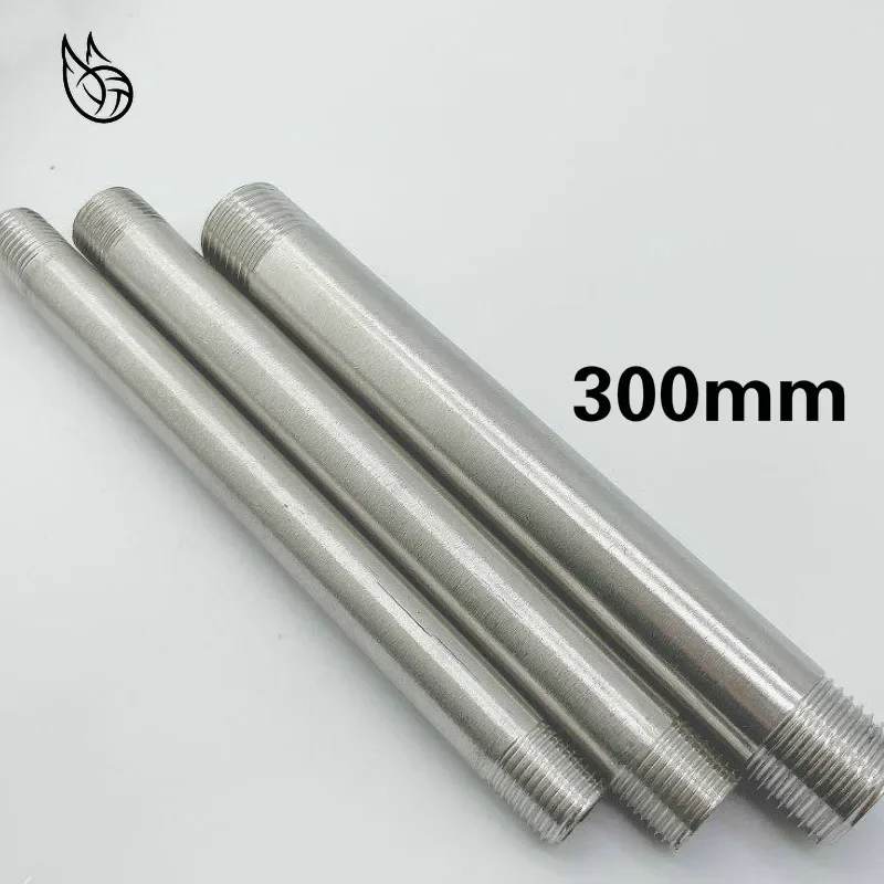 1/8" 1/4" 3/8" 1/2" 3/4" 1" 1-1/4" 1-1/2" Male Thread Equal 300mm Extension Tube Pipe Fitting 304 Stainless Steel Connector
1/8" 1/4" 3/8" 1/2" 3/4" 1" 1-1/4" 1-1/2" Male Thread Equal 300mm Extension Tube Pipe Fitting 304 Stainless Steel Connector