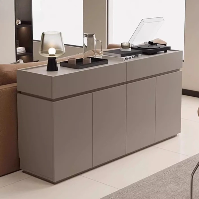 Обеденный боковой шкаф, простой и современный встроенный шкаф для хранения у стены, чайный шкаф для гостиной, бытовой
Обеденный боковой шкаф, простой и современный встроенный шкаф для хранения у стены, чайный шкаф для гостиной, бытовой