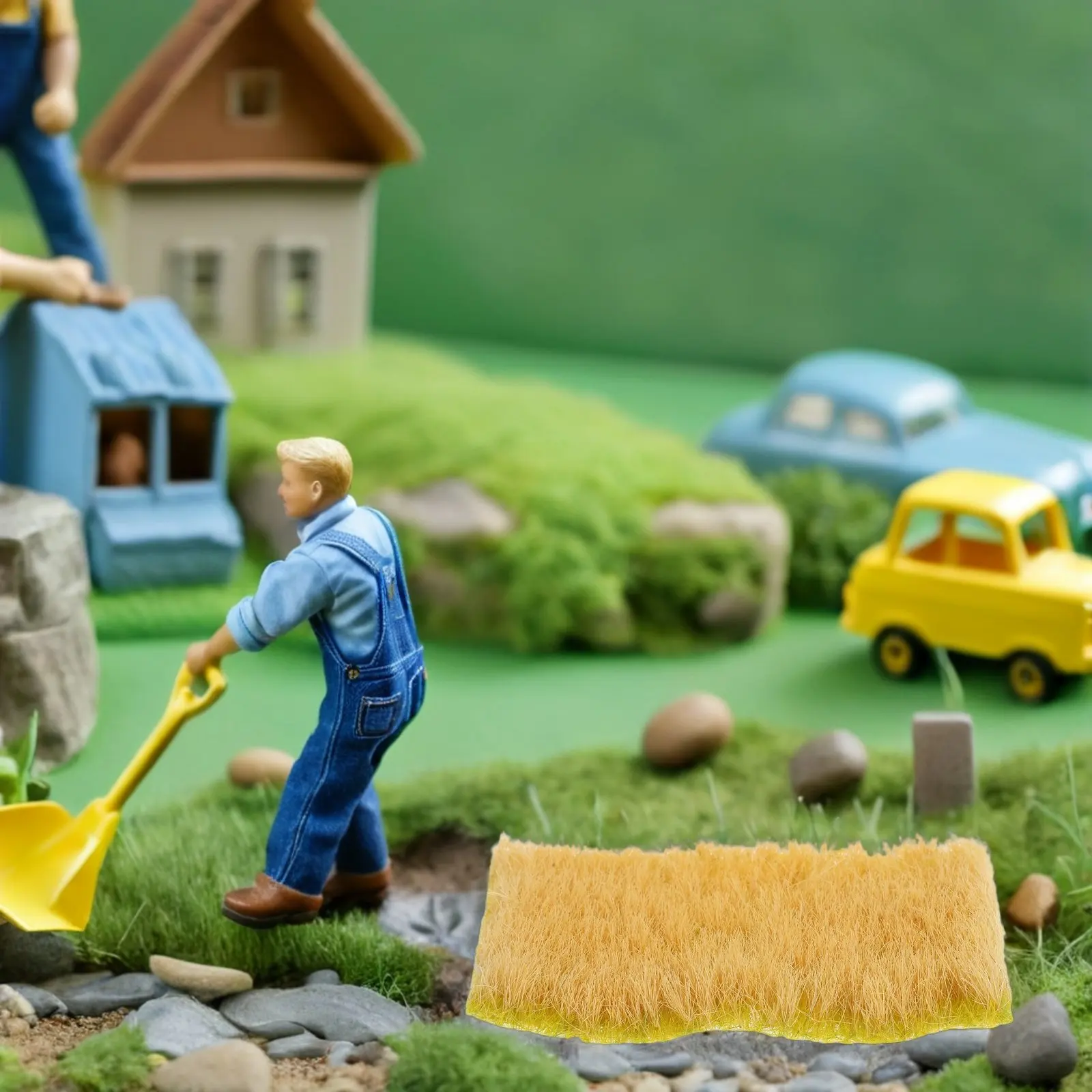 Miniature Artificial Grass Turf Fake Grass Simulation for Crafting Micro Landscape Railway Scene Garden Scenery DIY Decoration
Miniature Artificial Grass Turf Fake Grass Simulation for Crafting Micro Landscape Railway Scene Garden Scenery DIY Decoration