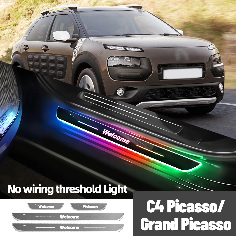 For Citroen C4 Picasso Grand Picasso 2006-2022 Car Door Sill Light Customized Logo LED Welcome Threshold Pedal Lamp Accessories
For Citroen C4 Picasso Grand Picasso 2006-2022 Car Door Sill Light Customized Logo LED Welcome Threshold Pedal Lamp Accessories