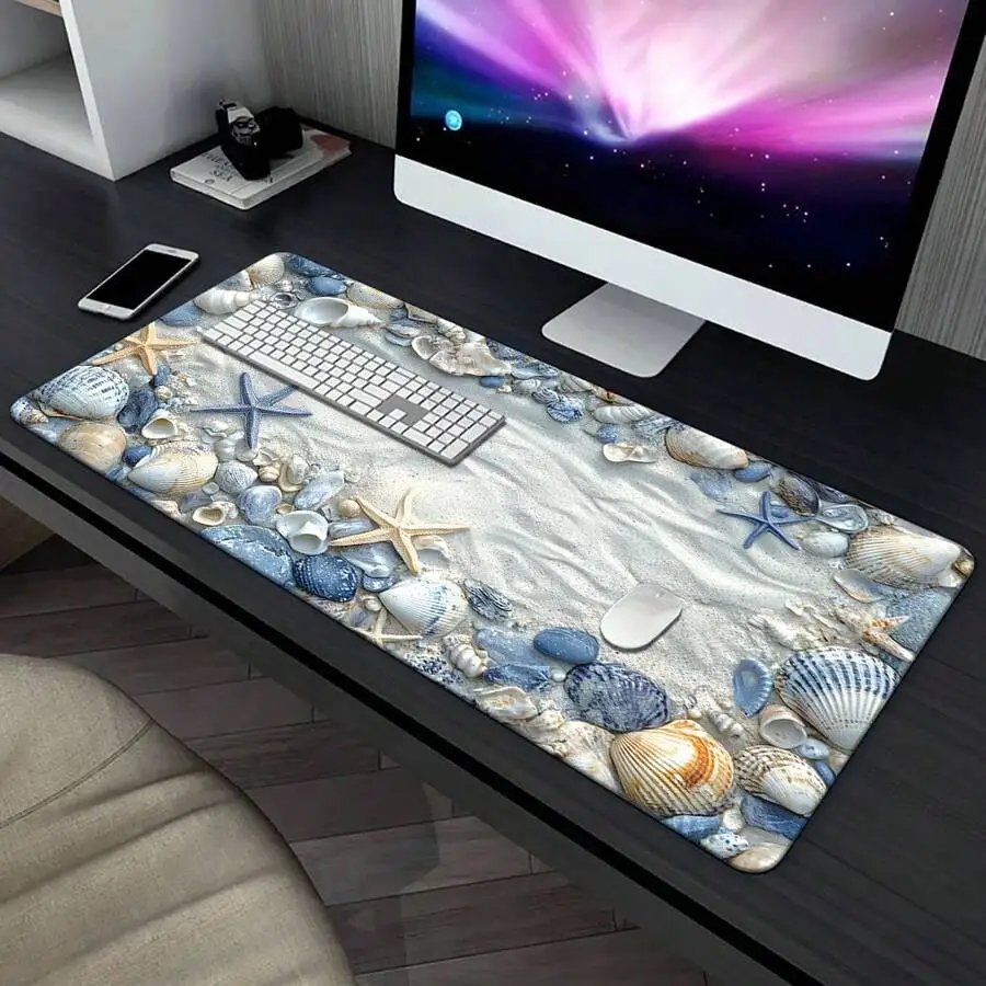 XXL Beach Shell And Starfish Printed Desk Mat Non-Slip Rubber Base For Gaming Office
XXL Beach Shell And Starfish Printed Desk Mat Non-Slip Rubber Base For Gaming Office