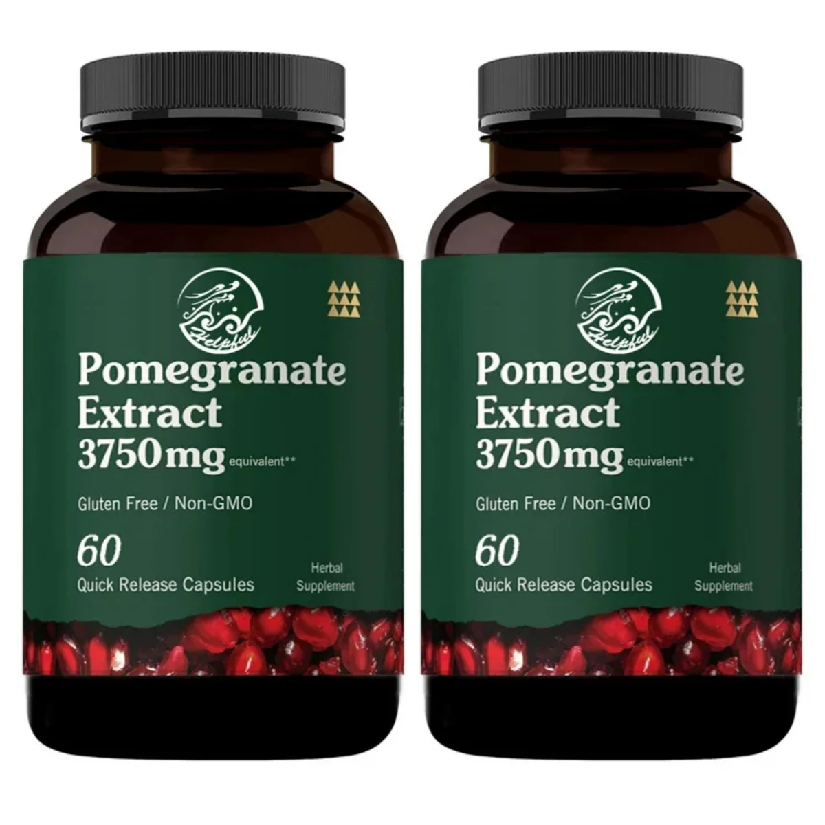 Nutritious Pomegranate Extract | 60 vegetarian quick release capsules containing 100 milligrams of ellagic acid
Nutritious Pomegranate Extract | 60 vegetarian quick release capsules containing 100 milligrams of ellagic acid