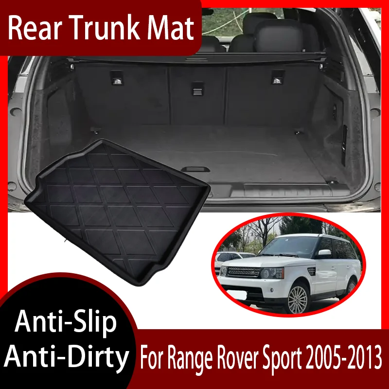 Коврик в багажник для Range Rover Sport L320 2005 2006-2013, коврик для багажника, противоскользящий водонепроницаемый коврик для багажника, противогрязный коврик
Коврик в багажник для Range Rover Sport L320 2005 2006-2013, коврик для багажника, противоскользящий водонепроницаемый коврик для багажника, противогрязный коврик