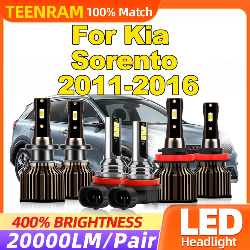 60000LM Canbus LED Headlight 360W Plug And Play Car Front Lights 6000K White 12V For Kia Sorento 2011 2012 2013 2014 2015 2016
60000LM Canbus LED Headlight 360W Plug And Play Car Front Lights 6000K White 12V For Kia Sorento 2011 2012 2013 2014 2015 2016