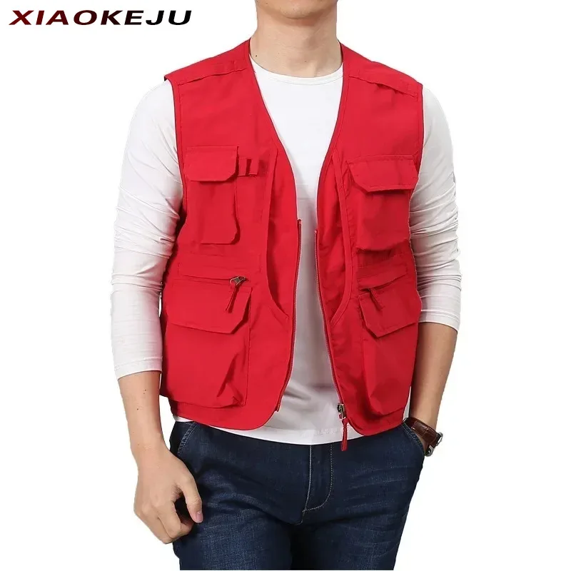 Fishing Sports Hunting Large Clothing Size Sleeve Men's Vest Work Camping Sleeveless Jacket Vests Luxury MAN Zip
Fishing Sports Hunting Large Clothing Size Sleeve Men's Vest Work Camping Sleeveless Jacket Vests Luxury MAN Zip