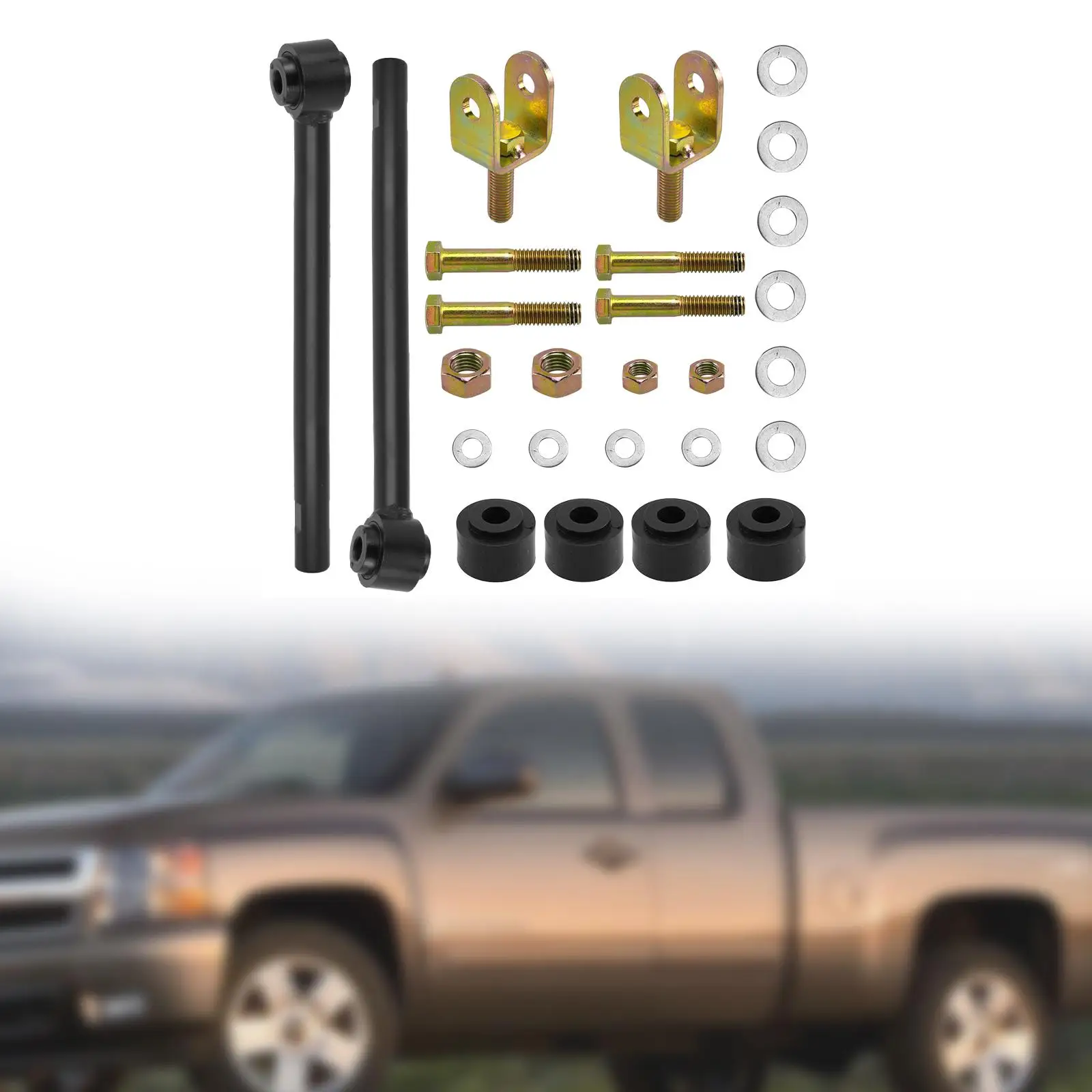 Sway Bar End Links Replacement Automotive Accessories Front Sway Bar End Links Heavy Duty Stabilizer Link Kit for Chevrolet
Sway Bar End Links Replacement Automotive Accessories Front Sway Bar End Links Heavy Duty Stabilizer Link Kit for Chevrolet